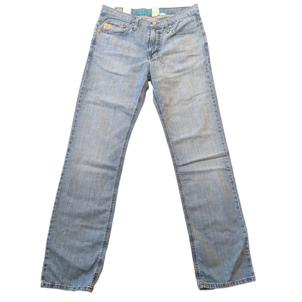 Cinch Men's Grant Light Acid Wash Relaxed Bootcut Jeans - MB33037001 NWT